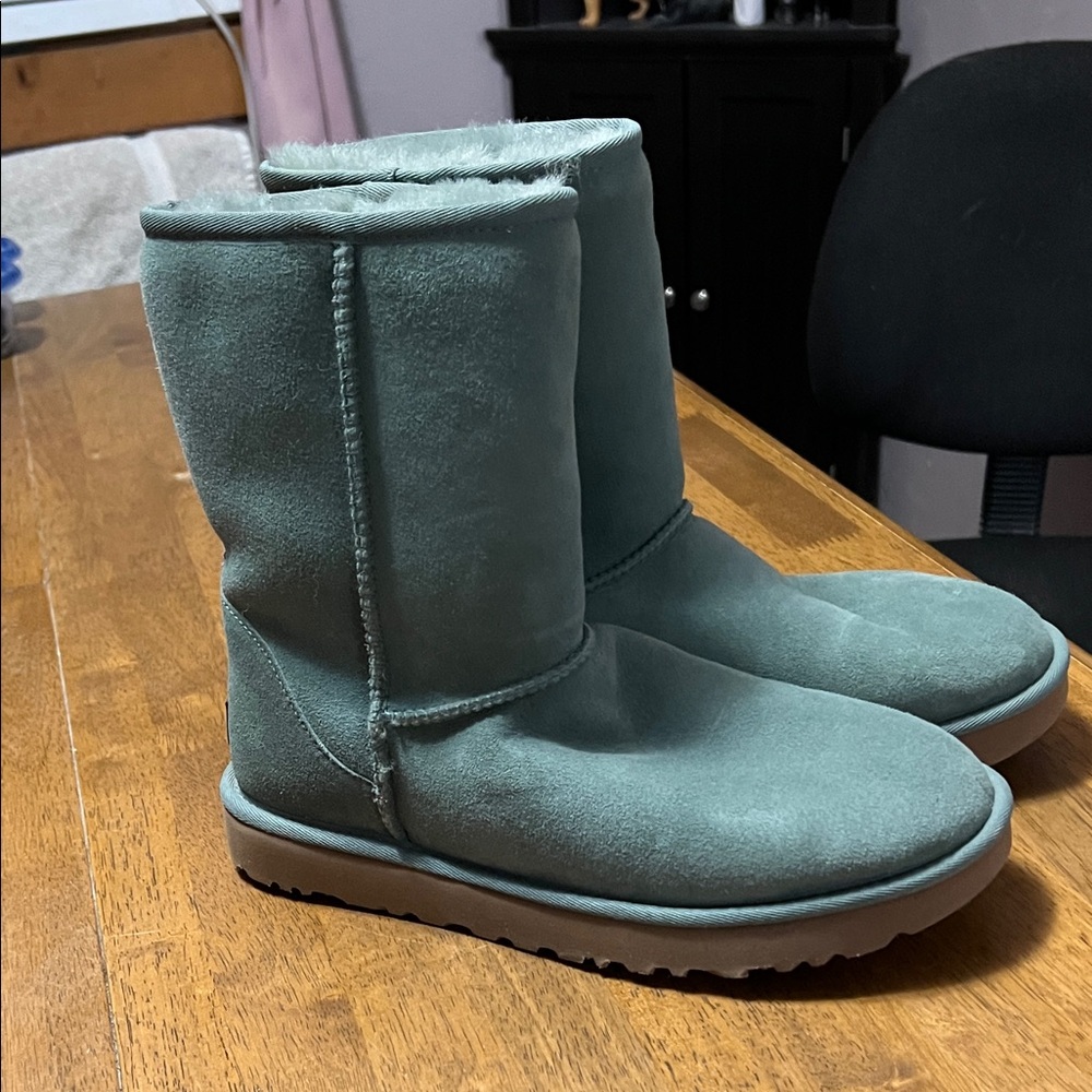 UGG Women's Suede Ankle Boots in Teal